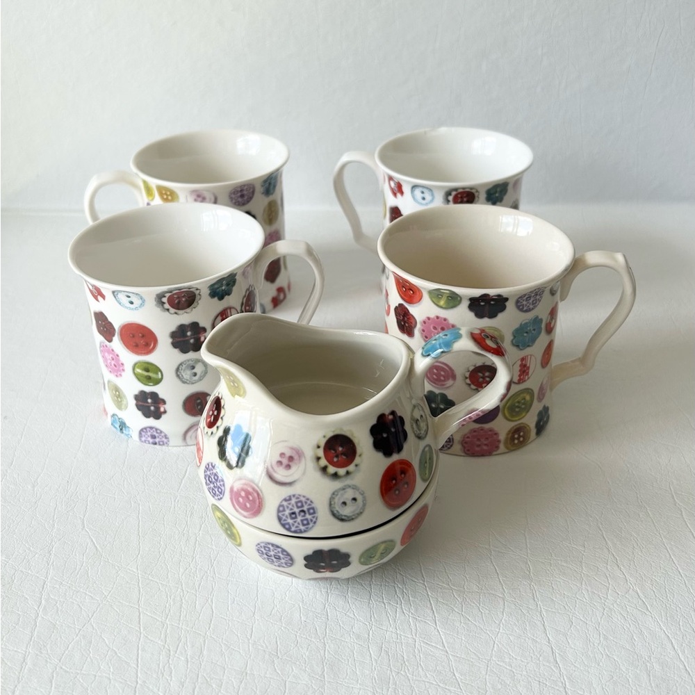 Avoca Ireland 6pc Set “Buttons”